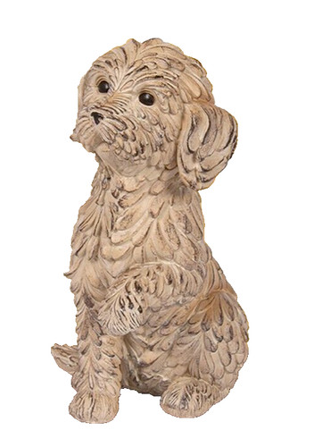 Brown cockapoo dog - dog, ornament