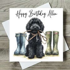 Cockapoo Birthday Card