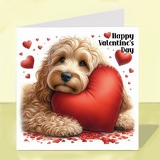 Cockapoo Dog Valentine’s Day