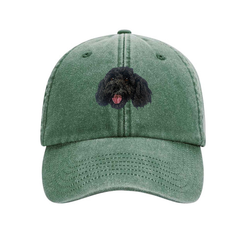 Cockapoo black dog embroidered - cockapoo,
