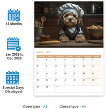 Cockapoo Calendar 2026 12
