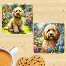 Cockapoo Coasters, Watercolour