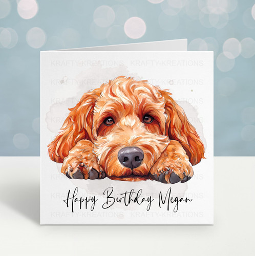 Personalised cockapoo - personalised,