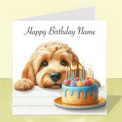 Personalised cockapoo dog - personalised,